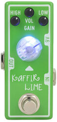Overdrive, distortion & fuzz effect pedal Tone city audio T-M Mini Kaffir Lime Overdrive