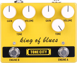 Overdrive, distortion & fuzz effect pedal Tone city audio King Of Blues Overdrive V2