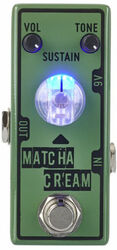 Overdrive, distortion & fuzz effect pedal Tone city audio T-M Mini Matcha Cream Fuzz