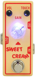 Overdrive, distortion & fuzz effect pedal Tone city audio T-M Mini Sweat Cream Overdrive
