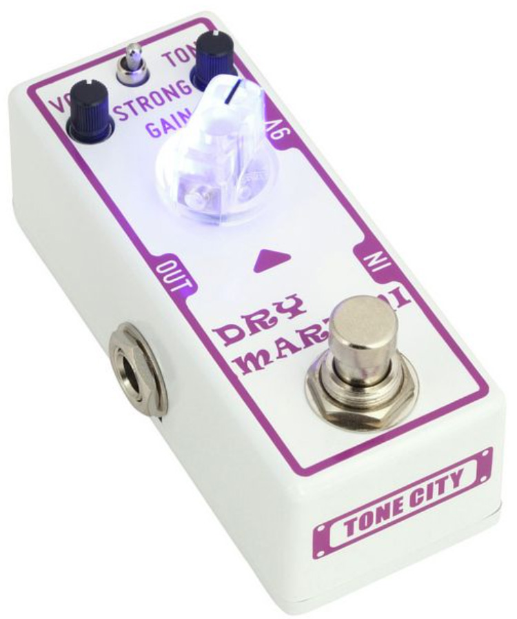 Tone City Audio Dry Martini Overdrive T-m Mini - Overdrive, distortion & fuzz effect pedal - Variation 1