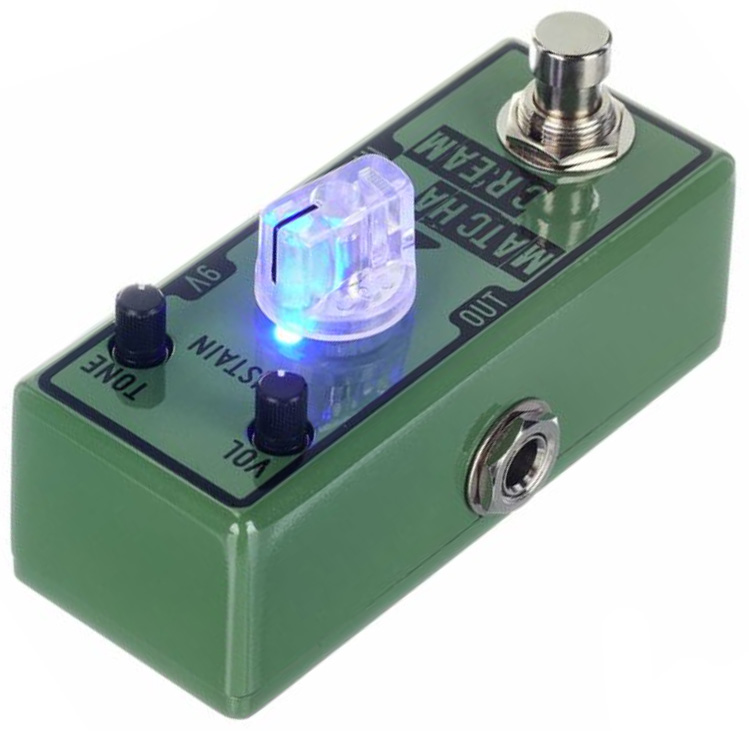Tone City Audio Matcha Cream Fuzz T-m Mini - Overdrive, distortion & fuzz effect pedal - Variation 2