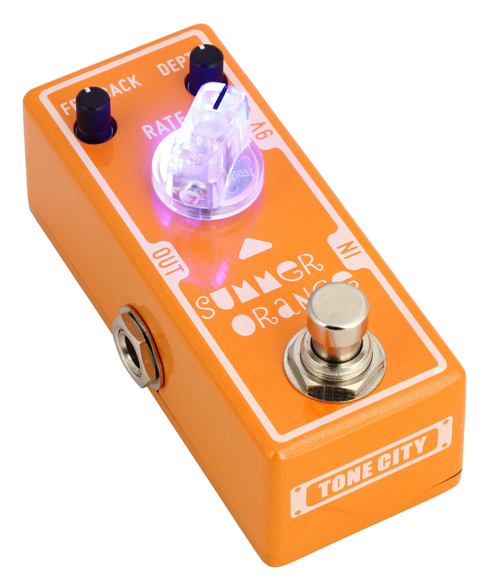 Tone City Audio Summer Orange Phaser T-m Mini - Modulation, chorus, flanger, phaser & tremolo effect pedal - Variation 1