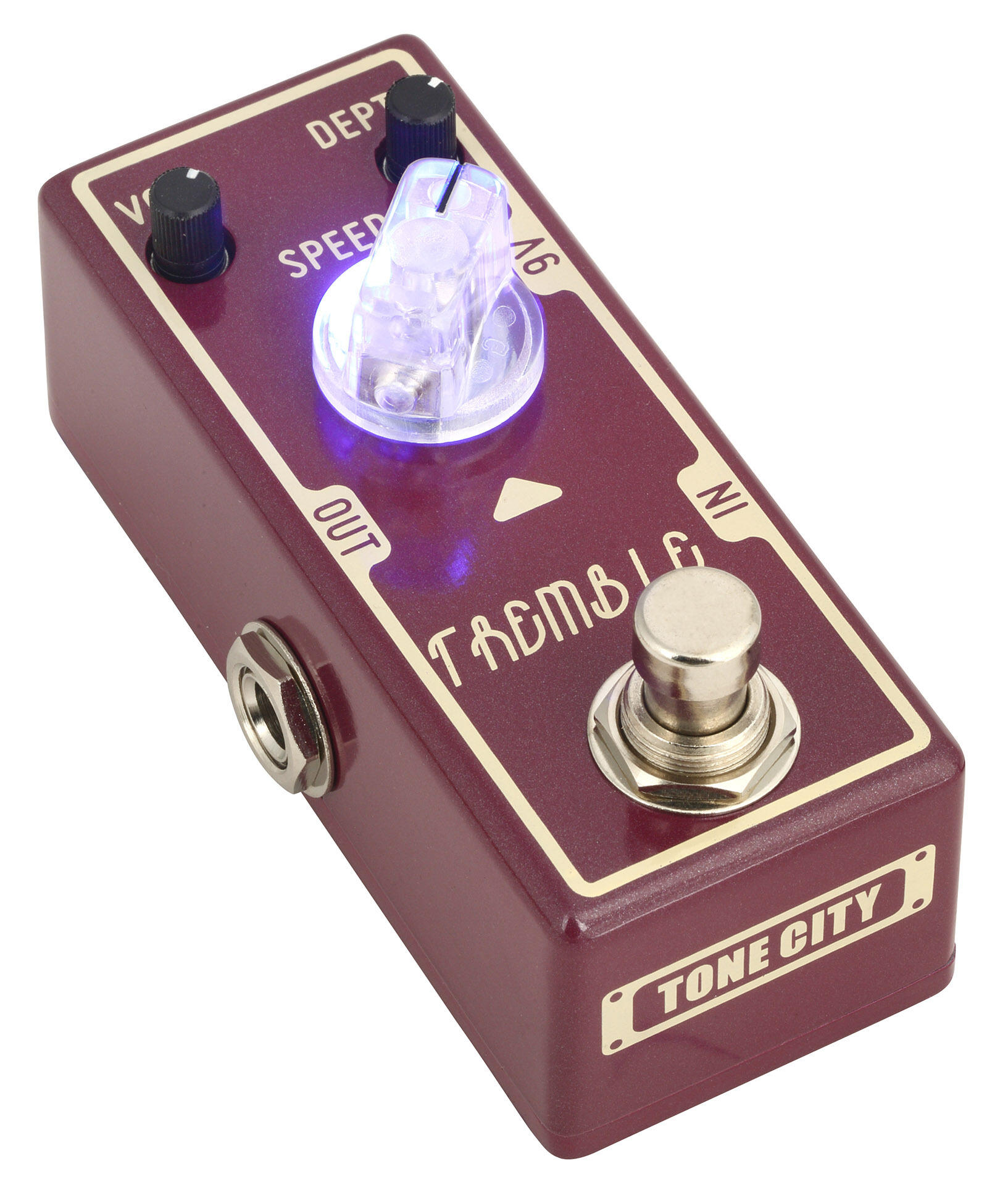 Tone City Audio Tremble Tremolo T-m Mini - Modulation, chorus, flanger, phaser & tremolo effect pedal - Variation 1