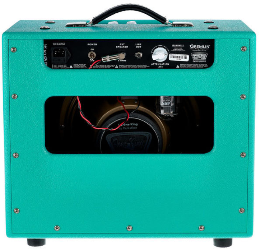 Tone King Gremlin Combo 5w 1x12 Turquoise - Electric guitar combo amp - Variation 1
