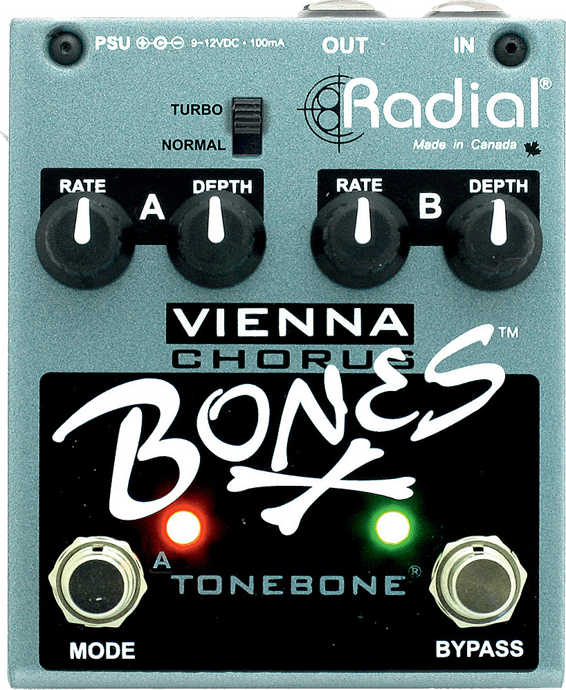Tonebone Bones Vienna Dual Mode Analog Chorus - Modulation, chorus, flanger, phaser & tremolo effect pedal - Main picture