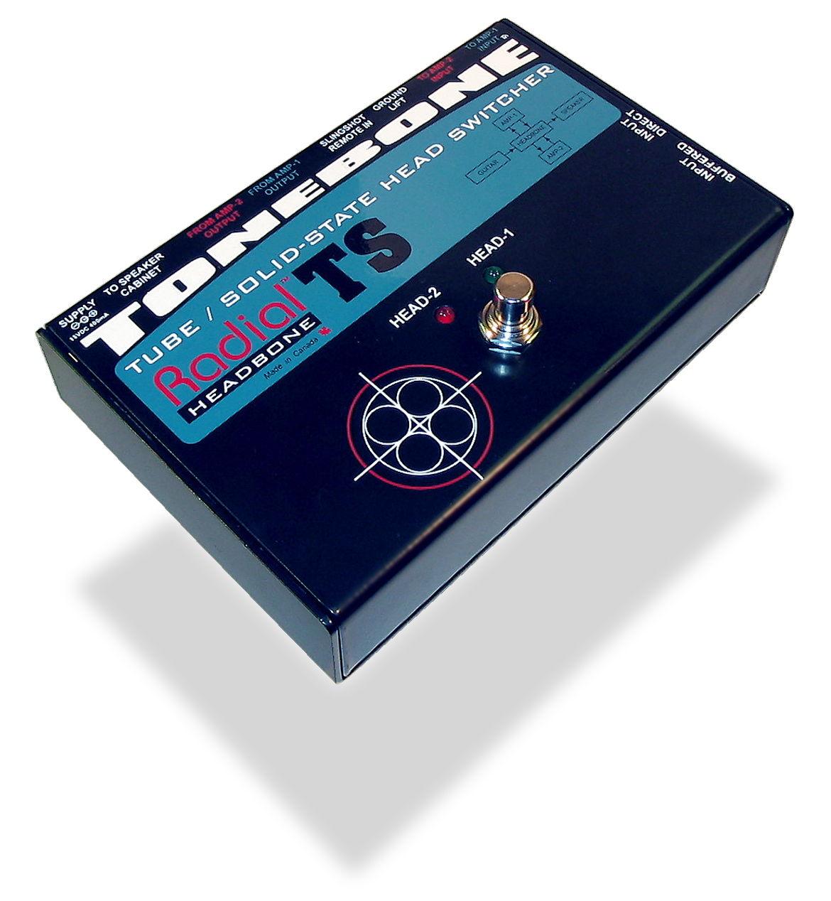 Tonebone Headbone Ts Tube & Solid State Amp Head - Switch pedal - Variation 1