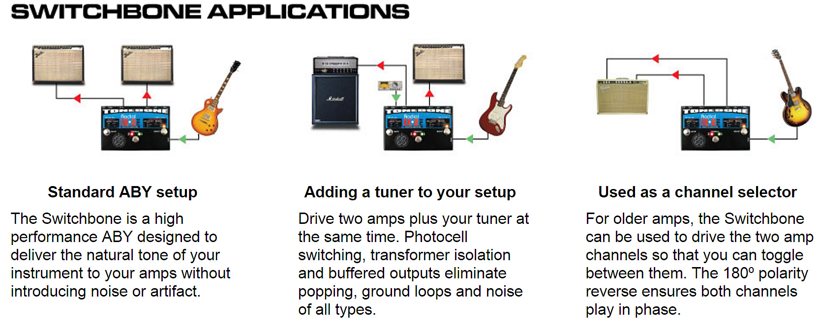 Tonebone Switchbone Aby Amp Selector - Switch pedal - Variation 2