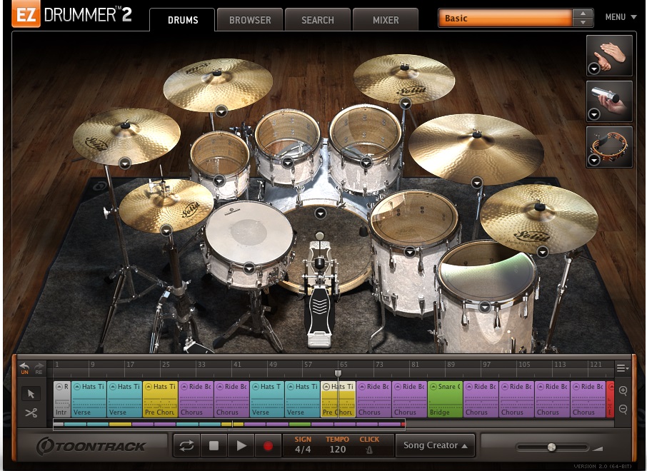 Toontrack Ez Drummer 2 - Sound bank - Variation 2