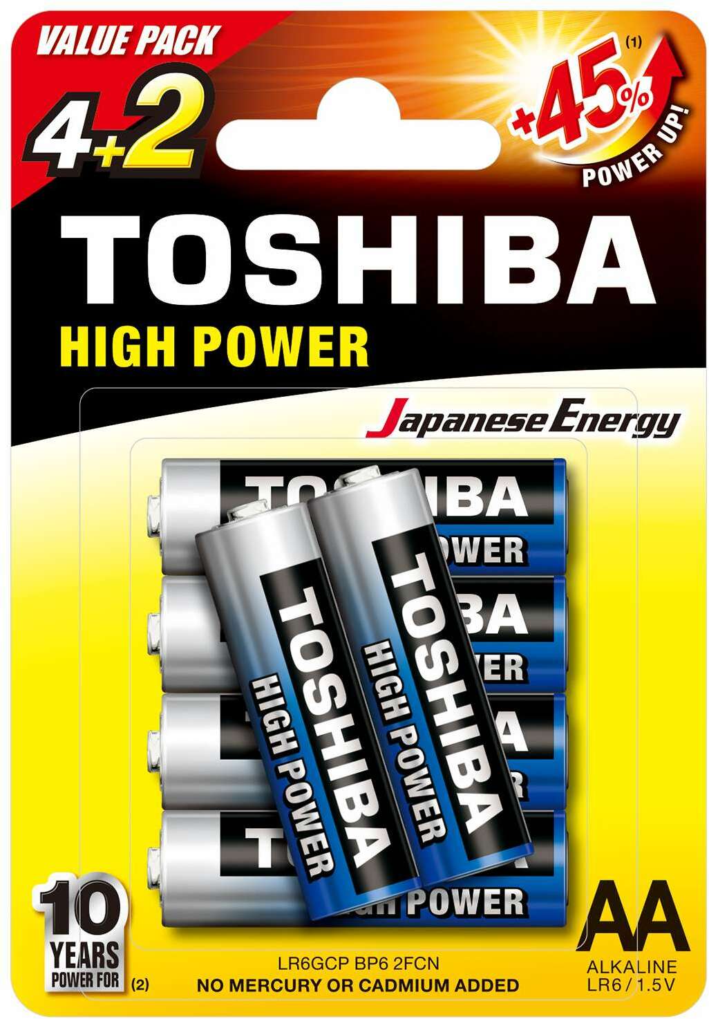 Toshiba Lr6 - Pack De 6 - Battery - Main picture