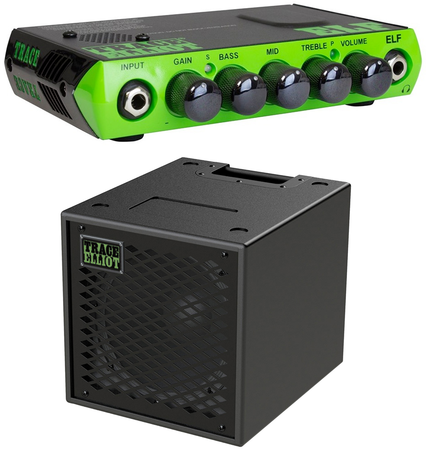 Trace Elliot Elf Mini Head 200 W Elf 1x10 Cab Amp Set For Bass