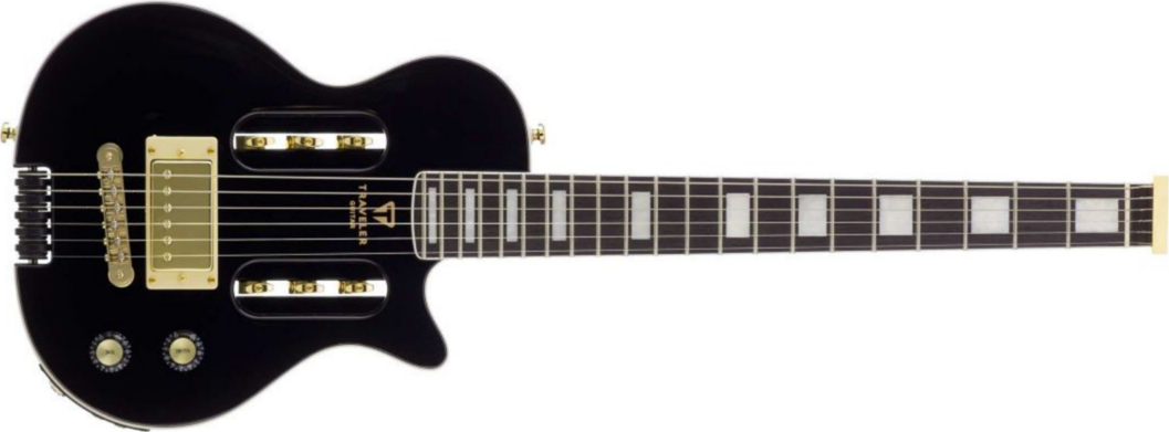Traveler Guitar Escape Eg-1 Custom - Black - Travel & mini electric guitar - Main picture