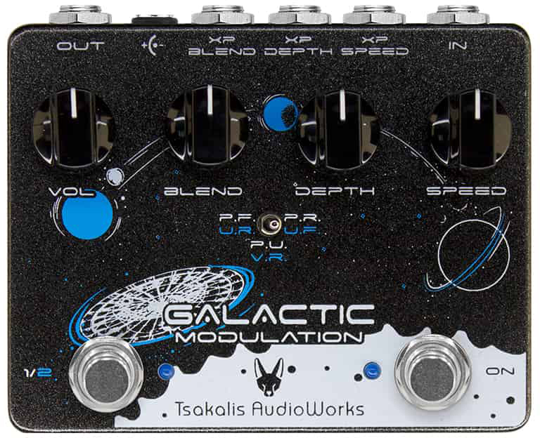 Tsakalis Audioworks Galactic Modulation - Modulation, chorus, flanger, phaser & tremolo effect pedal - Main picture