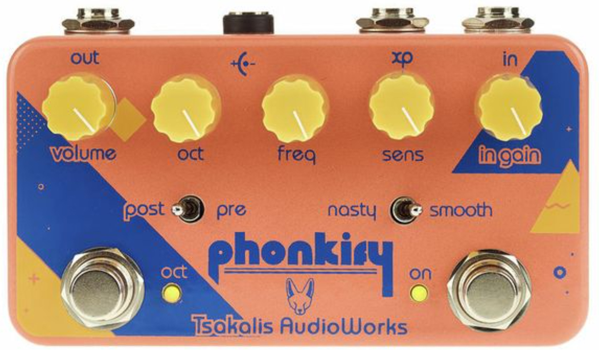 Tsakalis Audioworks Phonkify Envelope Filter / Wah / Octaver - Wah & filter effect pedal - Main picture