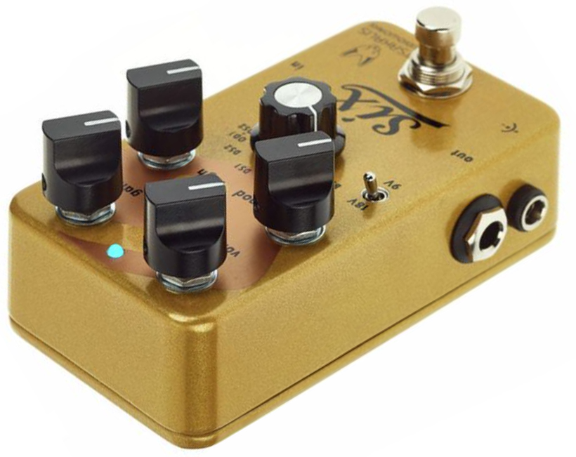 Tsakalis audioworks SIX Booster / Overdrive / Distortion Overdrive, distortion & fuzz effect pedal