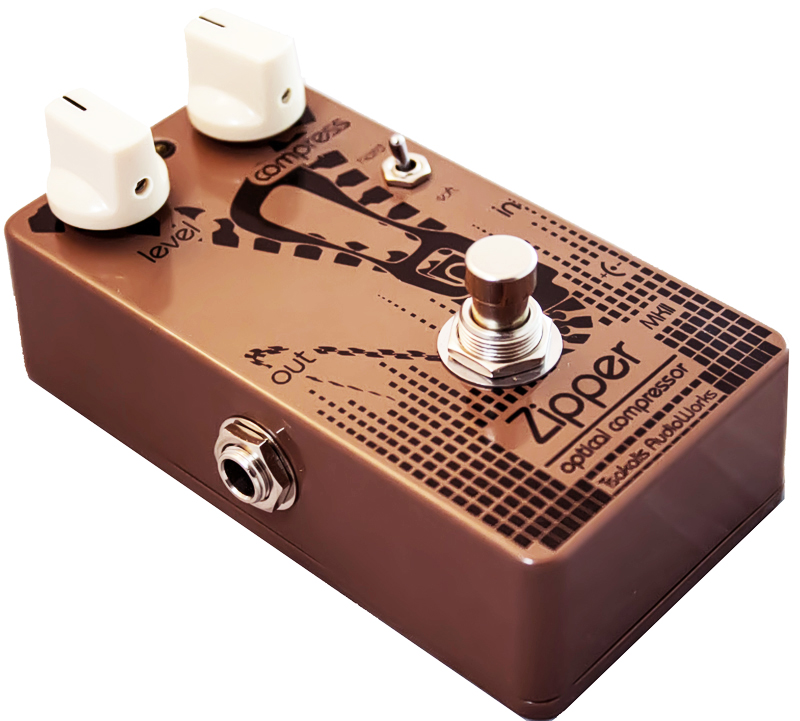 Tsakalis Audioworks Zipper Mkii Optical Compressor - Compressor, sustain & noise gate effect pedal - Variation 1