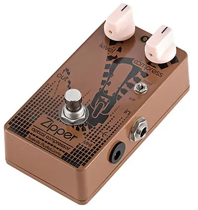 Tsakalis Audioworks Zipper Mkii Optical Compressor - Compressor, sustain & noise gate effect pedal - Variation 2