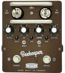 Electric guitar preamp Tubesteader Beekeeper v2 Tube Overdrive Preamp