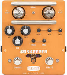 Electric guitar preamp Tubesteader Sunkeeper Tube Overdrive Preamp