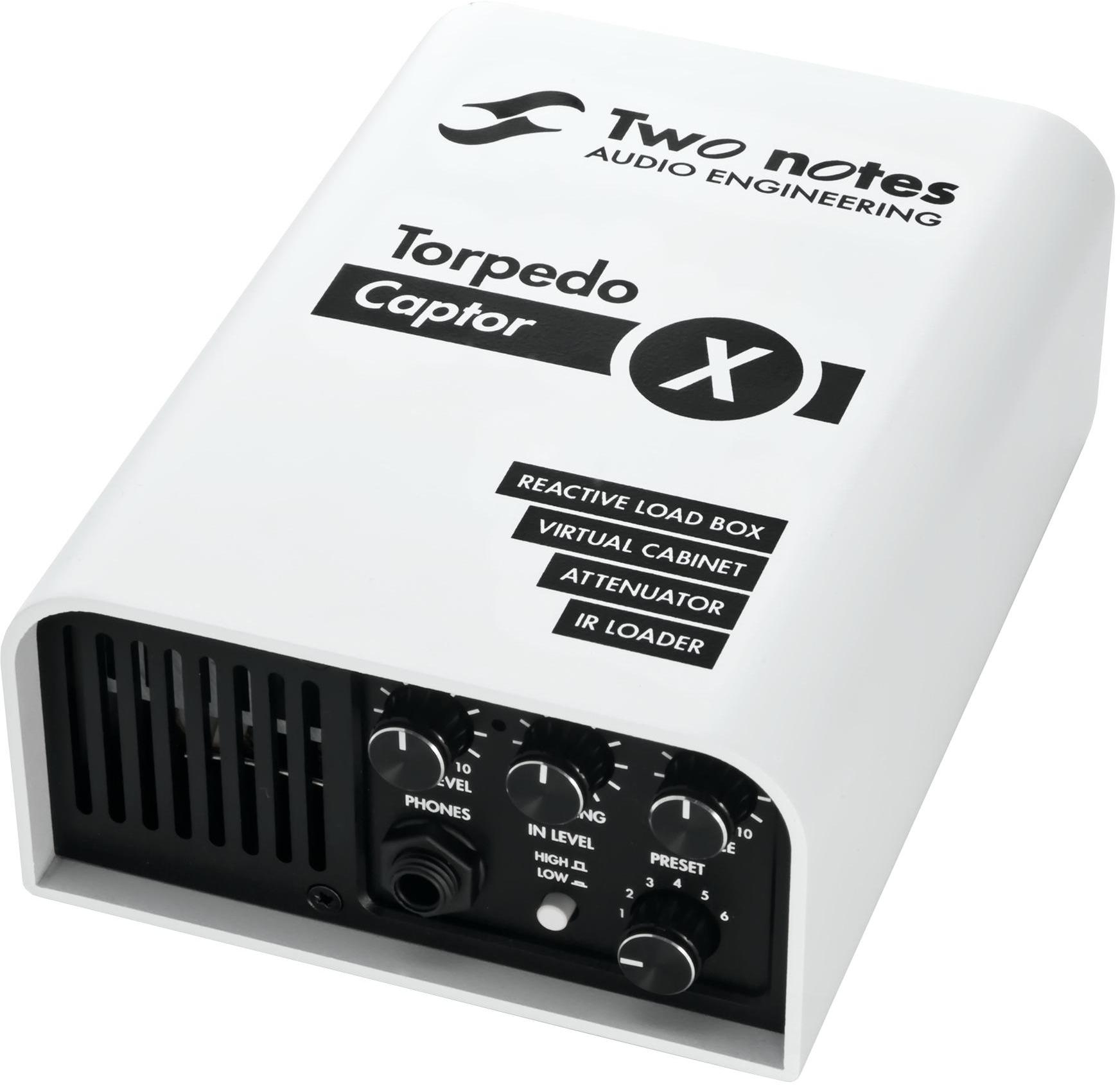 Two notes Torpedo Captor X 8 Cabinet simulator
