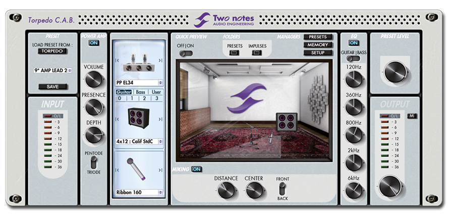 Two Notes Torpedocab - Multieffect for electric guitar - Variation 1