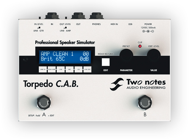 Two Notes Torpedocab - Multieffect for electric guitar - Variation 2