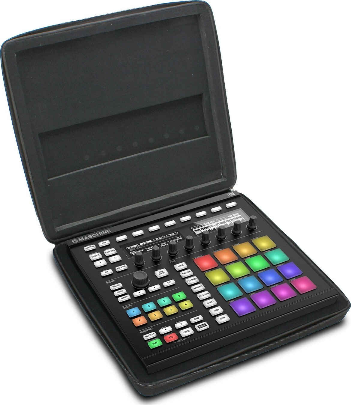 Udg Creator Ni Maschine Mk2 Hardcase Black - Gigbag for studio product - Main picture