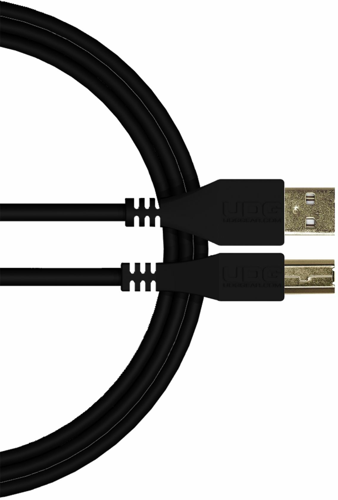 Udg U 95002 Bl (cable Usb 2.0 A-b Noir Droit 2 M) - Cable - Main picture