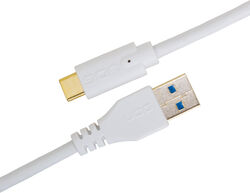Cable Udg U 98001 WH (USBC - USBA) 1,5m Blanc