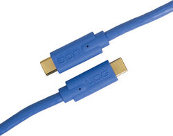Cable Udg U 99001 LB (USBC - USBC) 1,5m bleu