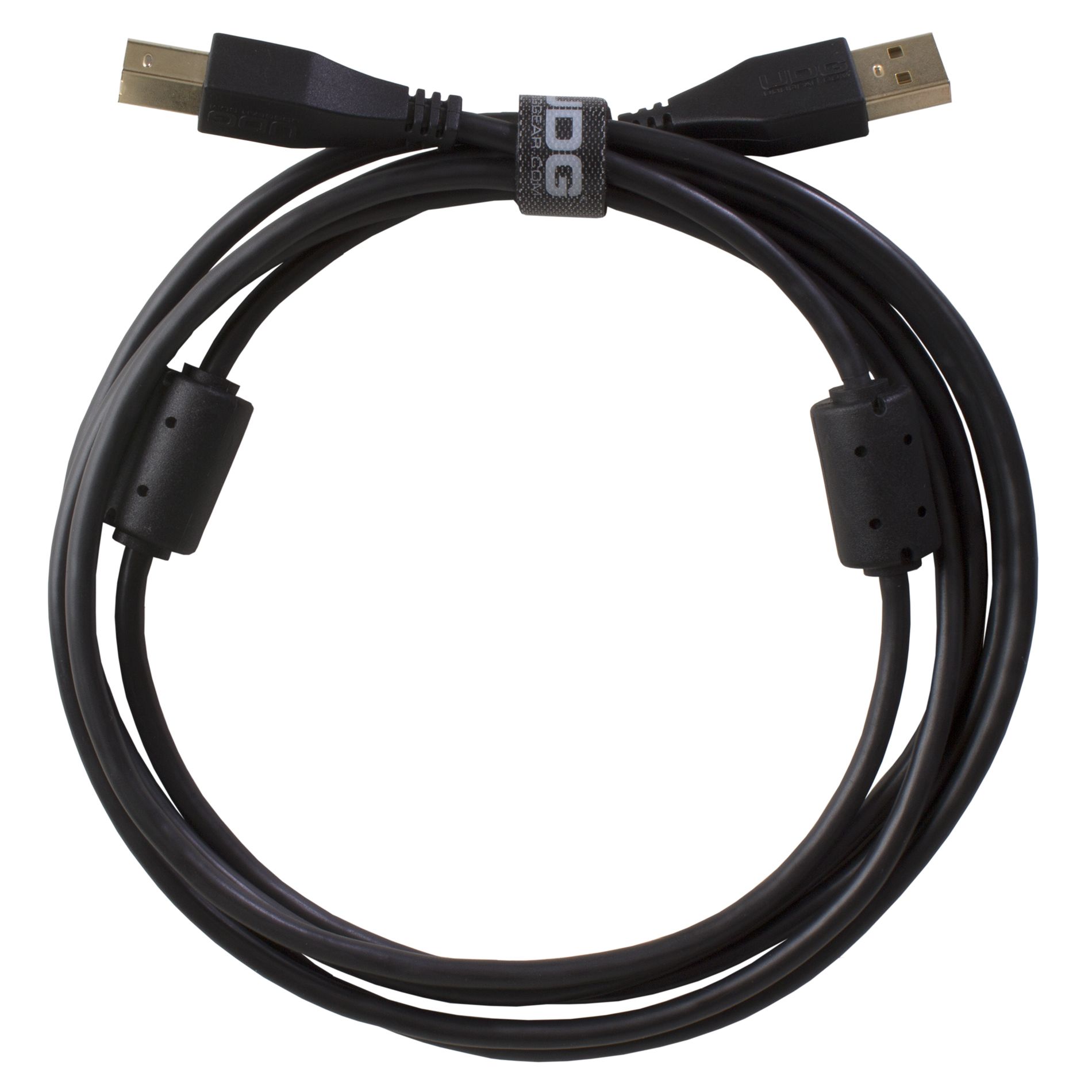 Udg U 95002 Bl (cable Usb 2.0 A-b Noir Droit 2 M) - Cable - Variation 2