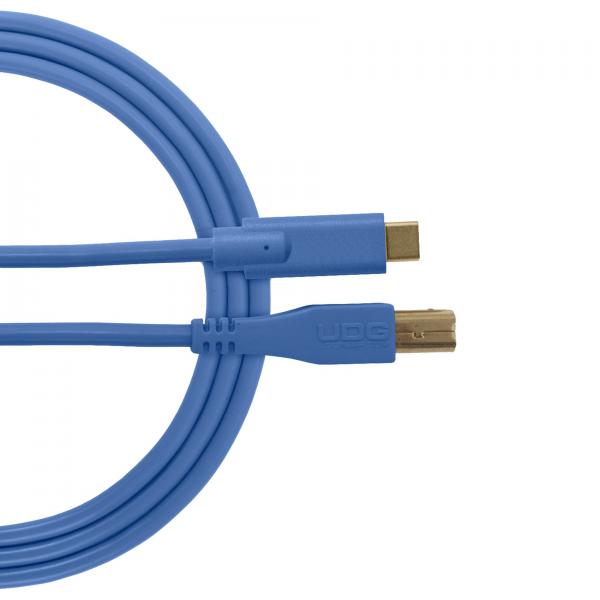 Cable Udg U 96001 LB (Cable USB 2.0 C-B bleu droit 1.5M)