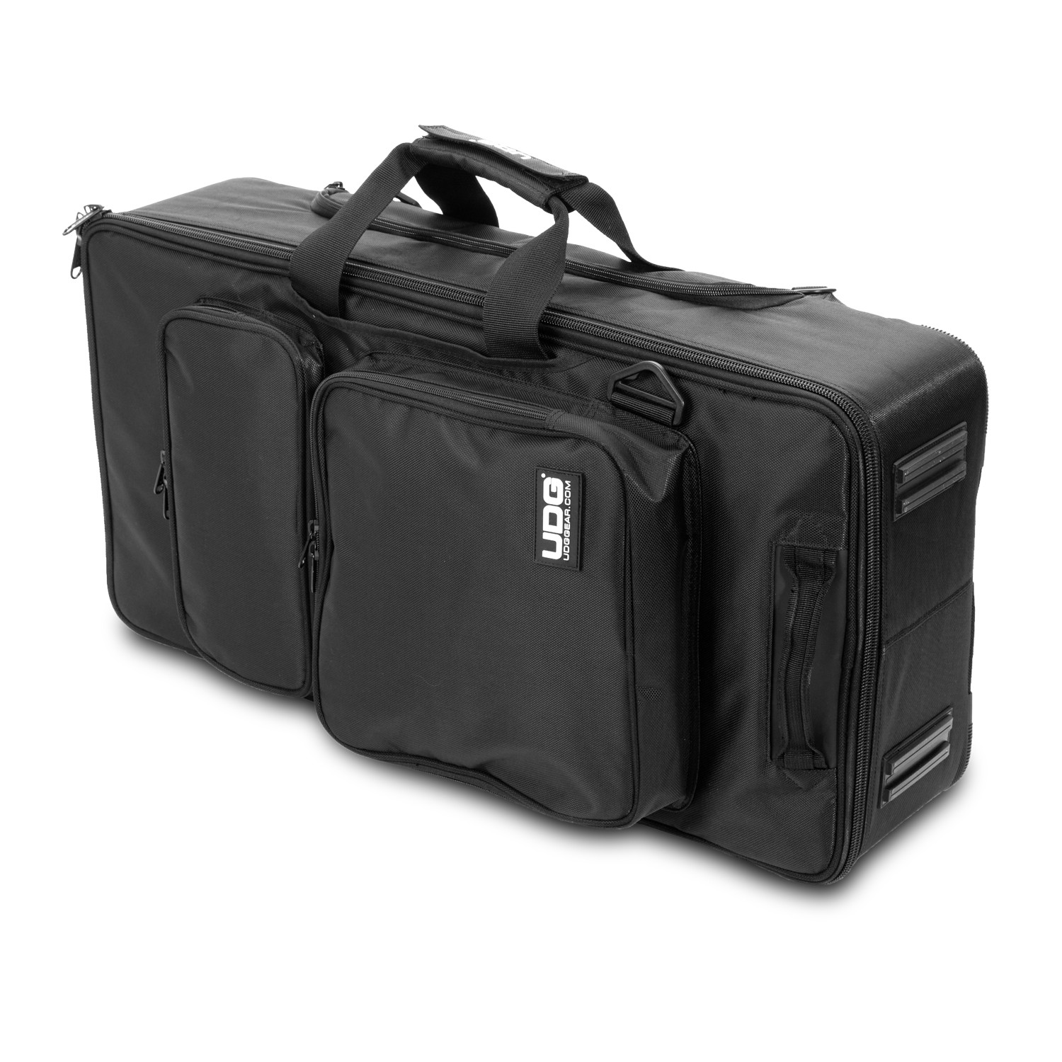 Udg Ultimate Midi Controller Backpack Large Black/orange Inside Mk2 - DJ trolley - Variation 1