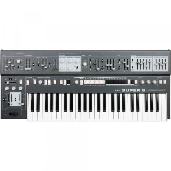 Synthesizer Udo audio Super 6 Keyboard black