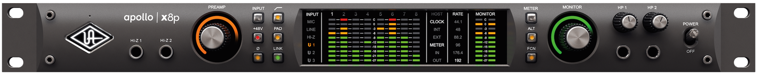 Universal Audio Apollo X8p - Thunderbolt audio interface - Variation 1