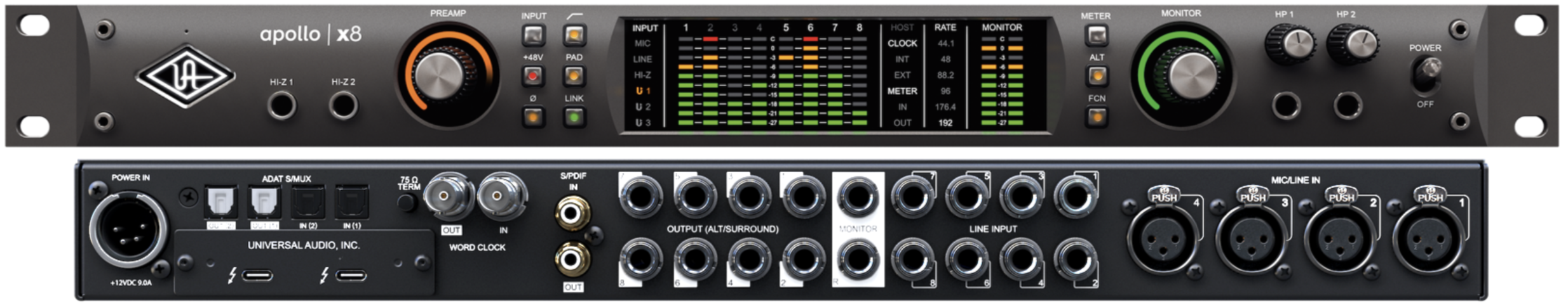 Universal Audio Apollo X8 - Thunderbolt audio interface - Variation 4