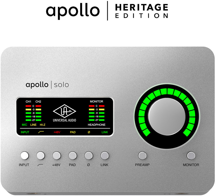 Universal Audio Apollo Solo Usb Heritage Edition - USB audio interface - Main picture