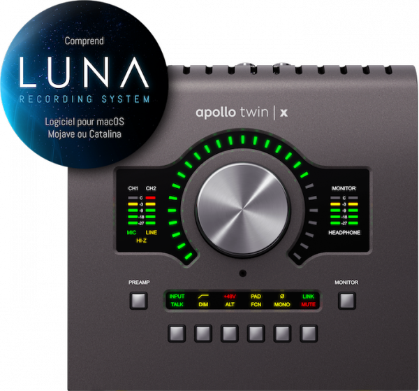 Apollo Twin X Quad Thunderbolt audio interface Universal audio