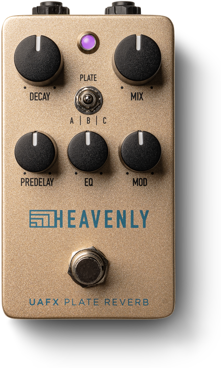 Universal Audio Uafx Heavenly Plate Reverb - Reverb, delay & echo effect pedal - Main picture