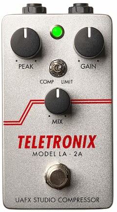 Universal Audio Uafx La-2a Studio Compressor - Compressor, sustain & noise gate effect pedal - Main picture