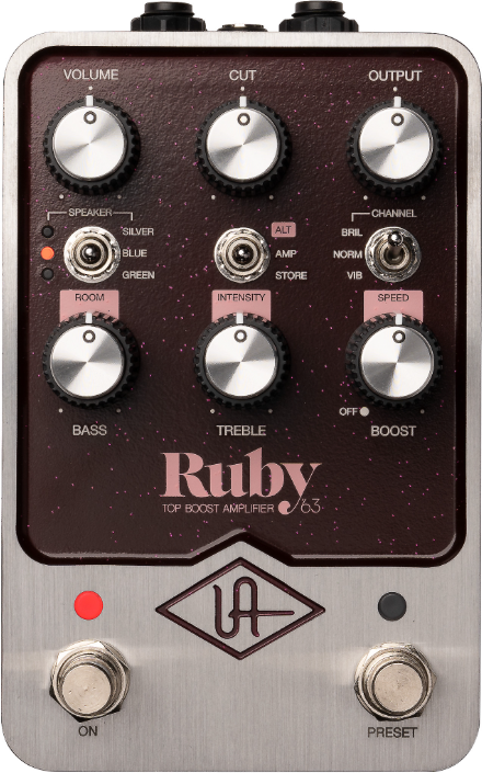 Universal Audio Uafx Ruby '63 Top Boost Amplifier - Guitar amp modeling simulation - Main picture