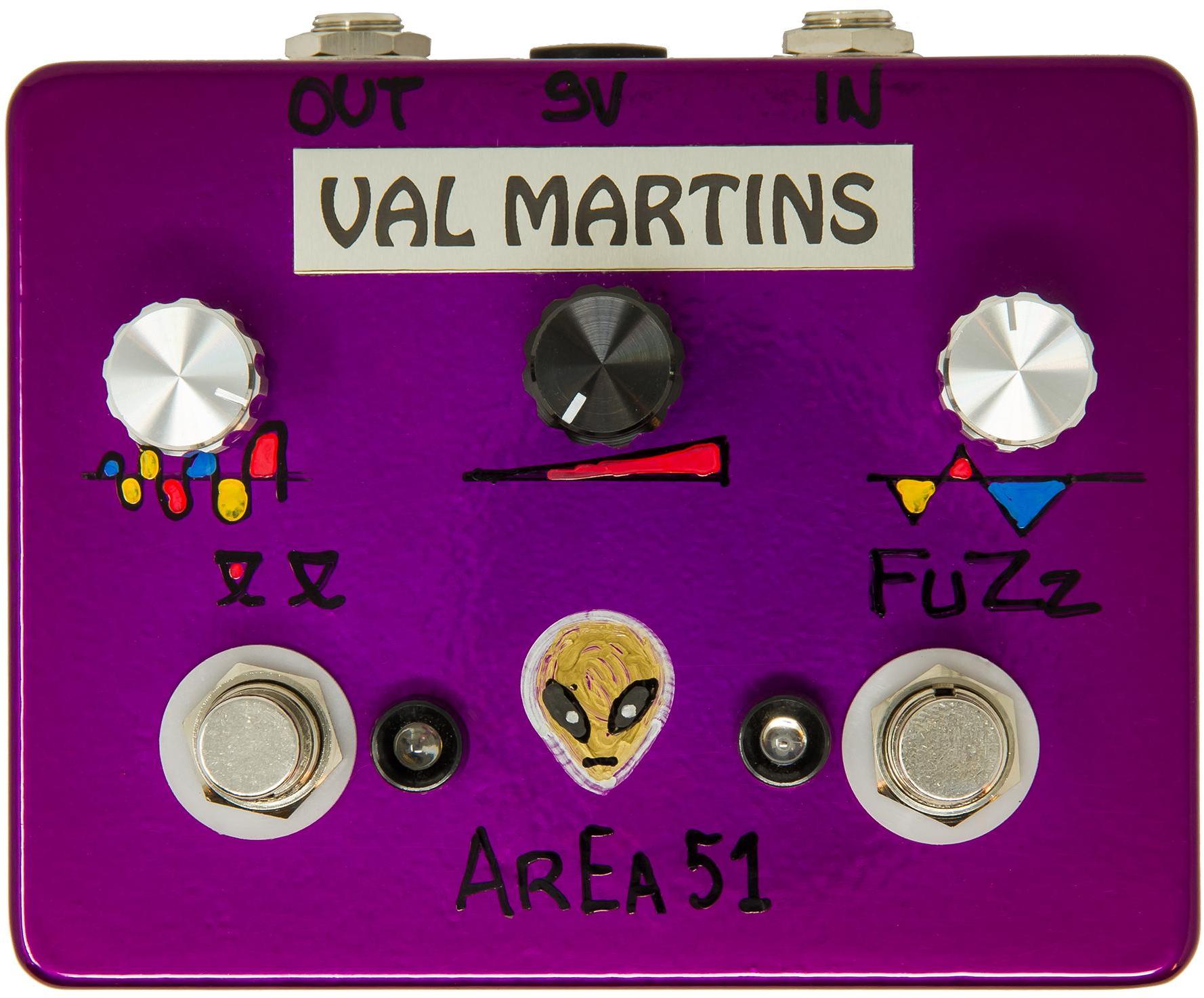 Val martins Aera 51 Octafuzz Overdrive, distortion & fuzz effect pedal
