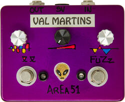 Overdrive, distortion & fuzz effect pedal Val martins Aera 51 Octafuzz