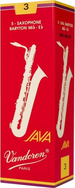 Vandoren Java Filed - Red Cut Boite De 5 Anches Saxophone Baryton N.3,5 - Saxphone reed - Main picture