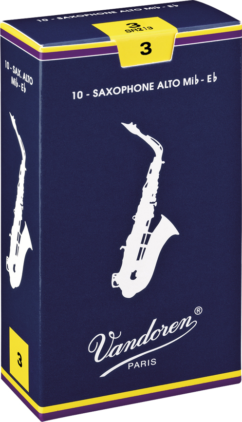 Vandoren Sr2125 Sax Alto 2.5 Boite De 10 - Saxphone reed - Main picture