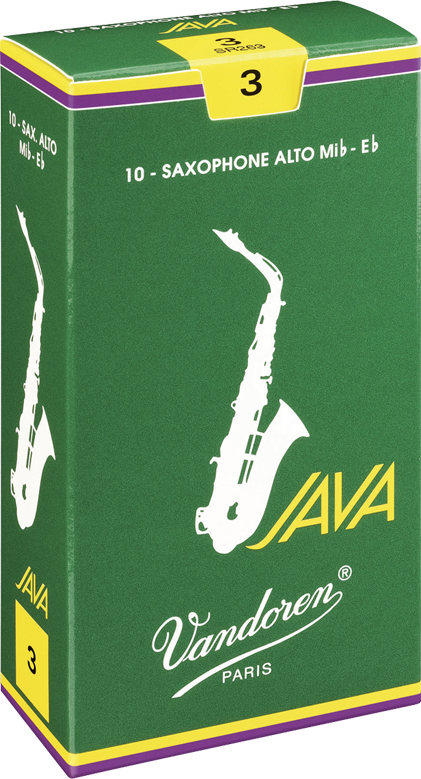 Vandoren Sr2625 Sax Alto Java No 2.5 / Boite De 10 - Saxphone reed - Main picture