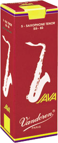 Vandoren Sr2725r Sax Tenor Java Red N2.5 / Boite De 5 - Saxphone reed - Main picture