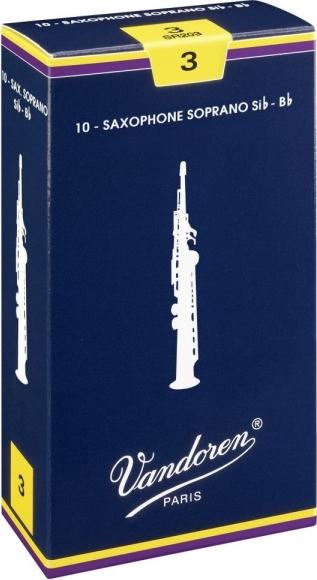 Vandoren Traditionnelles Boite De 10 Anches Saxophone Alto N.1,5 - Saxphone reed - Main picture