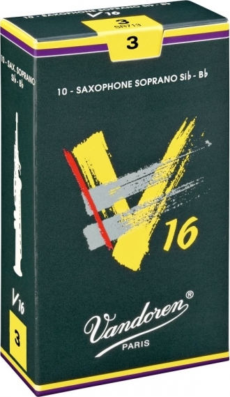 Vandoren V16 Boite De 10 Anches Saxophone Soprano N.4 - Saxphone reed - Main picture