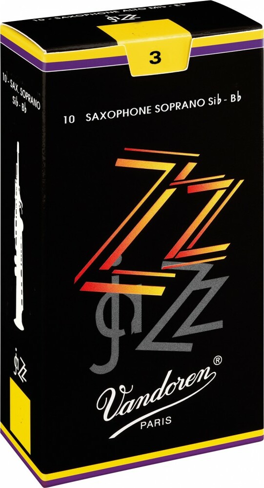 Vandoren Zz Boite De 10 Anches Saxophone Soprano N.3 - Saxphone reed - Main picture
